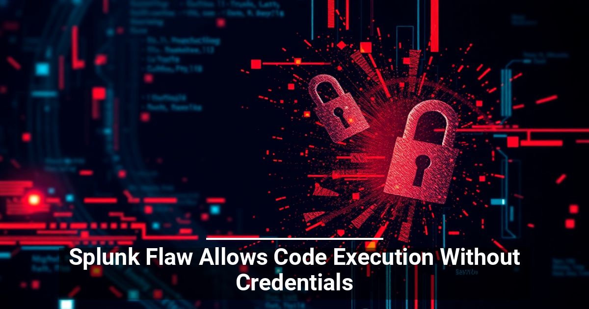 Splunk Flaw Allows Code Execution Without Credentials